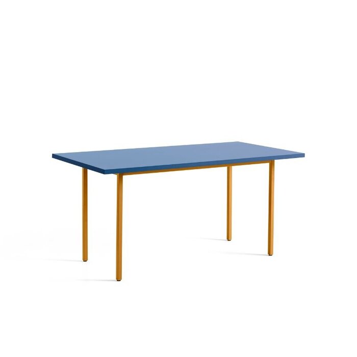 HAY Two-colour table - Blue tabletop - HAY