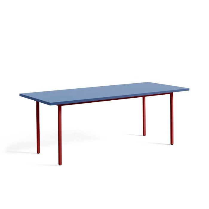 HAY Two-colour table - Blue tabletop - HAY