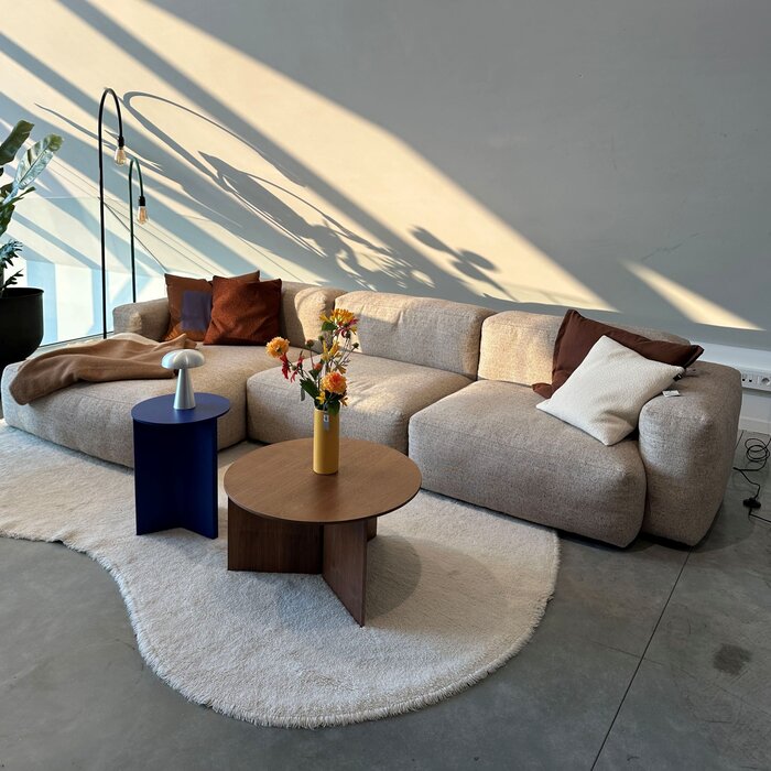 HAY Mags soft low sofa - showroom model - bolgheri left end - beige stikking