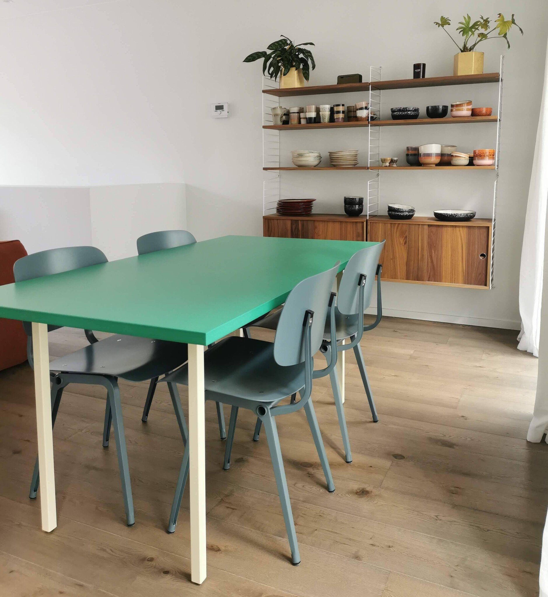 HAY Two-colour table - Green tabletop - HAY