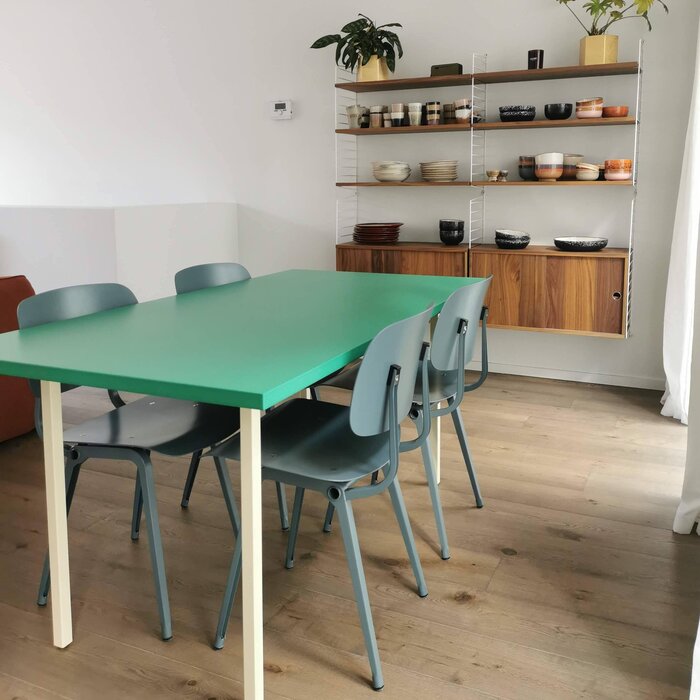 HAY Revolt chair - ocean powder coated steel frame