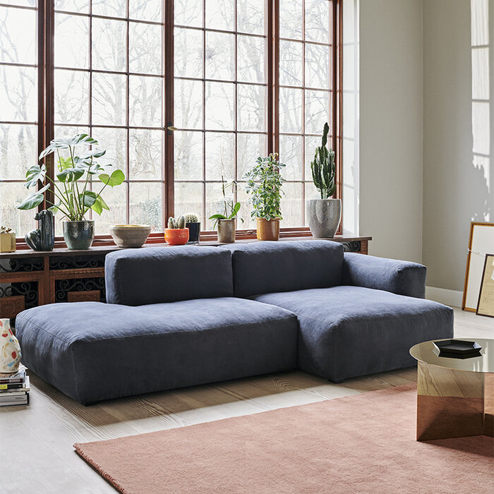 HAY Mags  Soft Sofa Low armrest 2.5 seater - combination 3