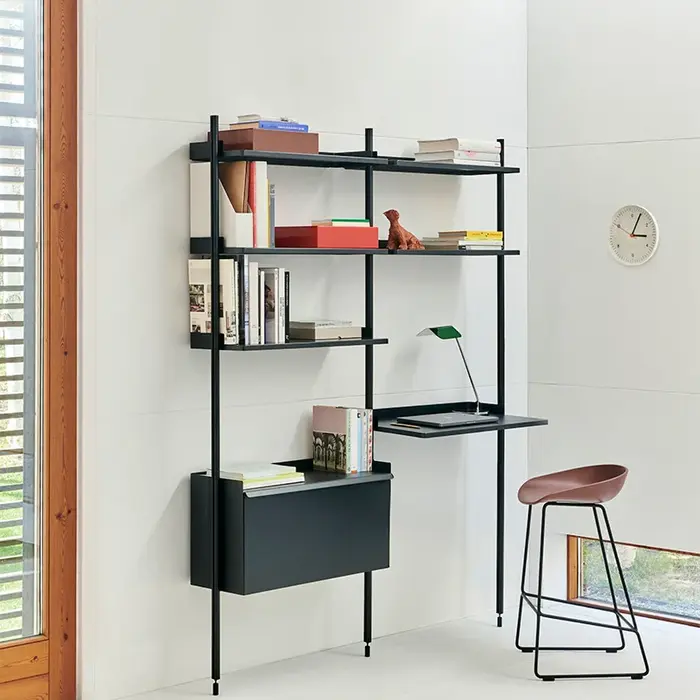 HAY AAS38 barkruk - black frame - HAY