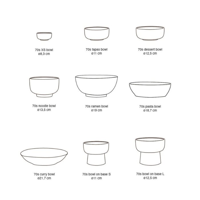 HKliving Bol à ramen Ø 19cm (set de 2) - HKliving