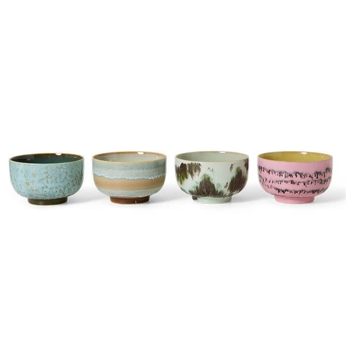 HKliving Noodle Kommen Ø13.5cm (set van 4) - HKliving