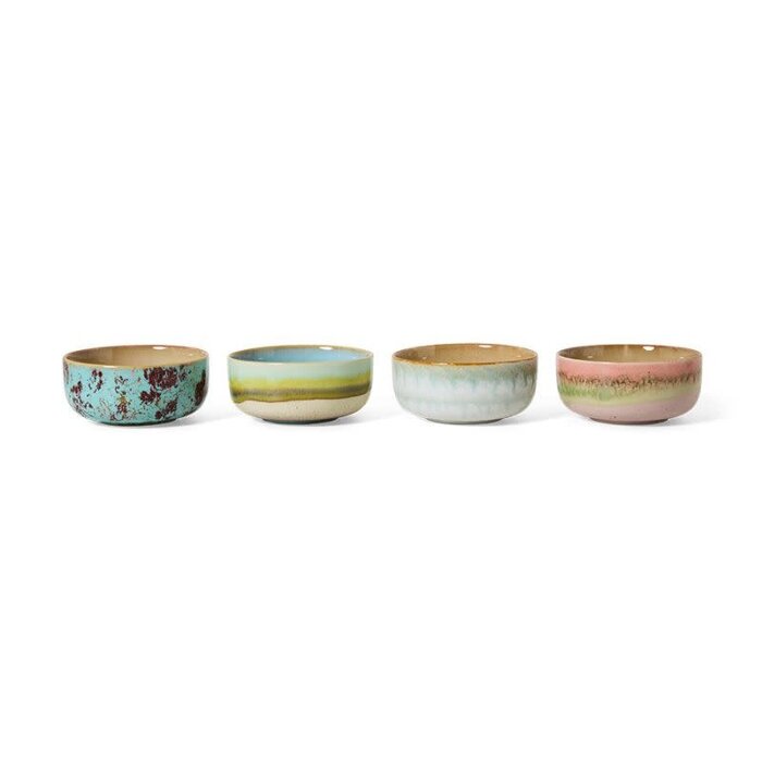HKliving Dessert Kommen  Ø12.5cm (set van 4) - HK Living