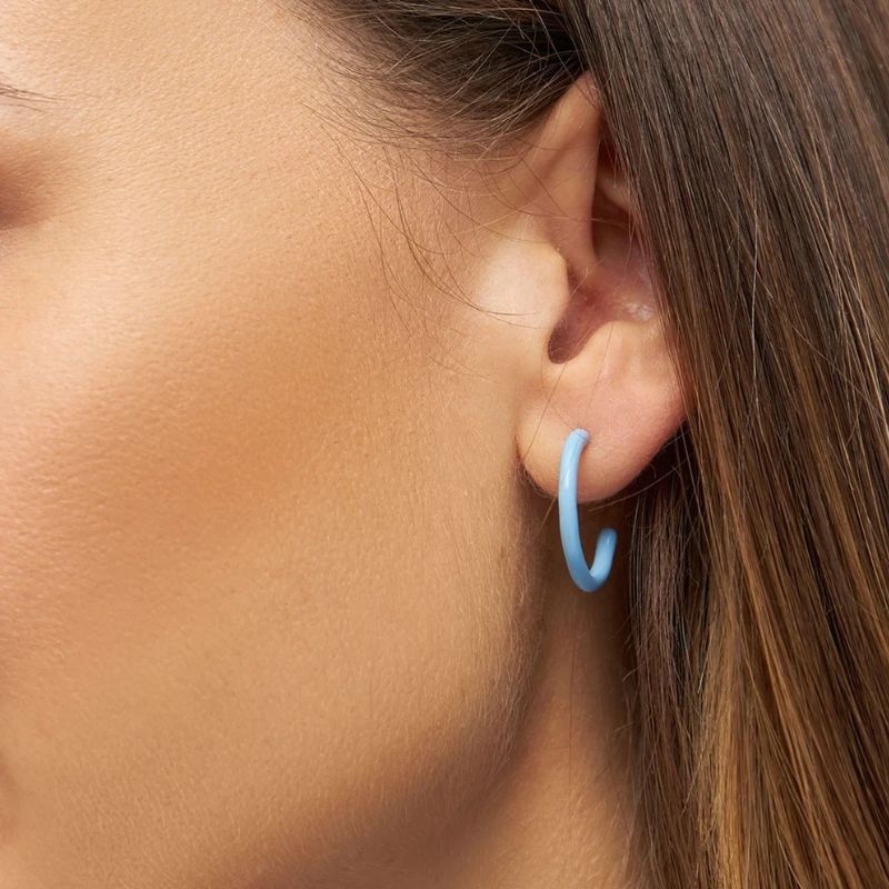 LULU Copenhagen Boucles d'Oreilles Color Hoops (2 pièces) Medium