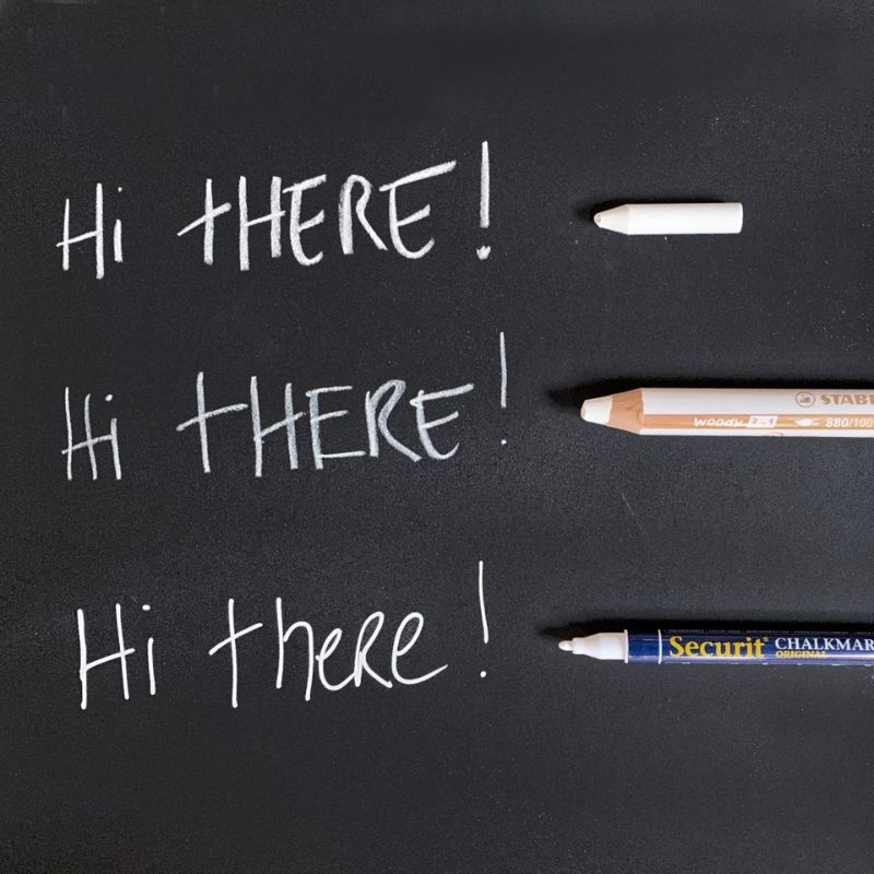 Groovy Magnets Krijtbord magneetsticker - set van 2 vellen (29x42 cm) - Groovy Magnets