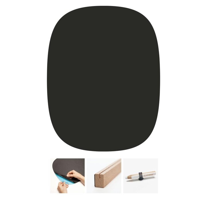 Groovy Magnets Sticker magnétique tableau noir Black Box – 34×44 cm - Groovy Magnets