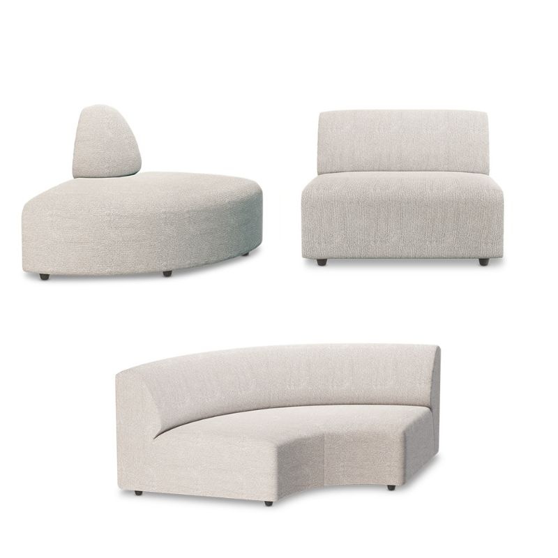 HKliving Jax sofa - Sneak light grey - Opstelling 4 - HKliving