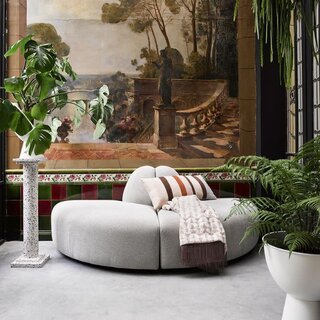 HKliving Canapé Jax - Sneak Light Grey - Configuration 5