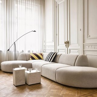 HKliving Jax sofa - Sneak light grey - Opstelling 1