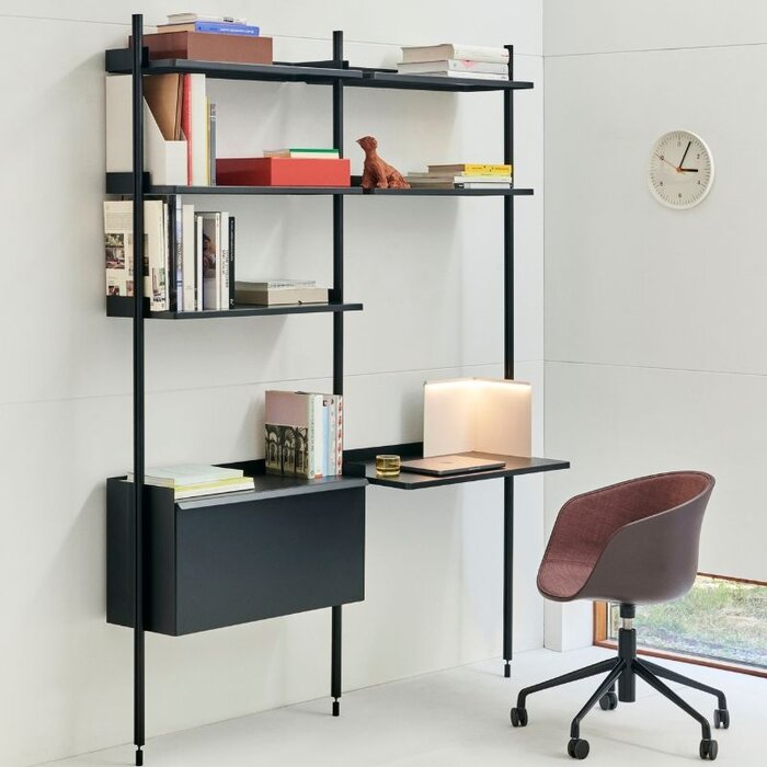 HAY Pier system shelf with wall bracket - HAY