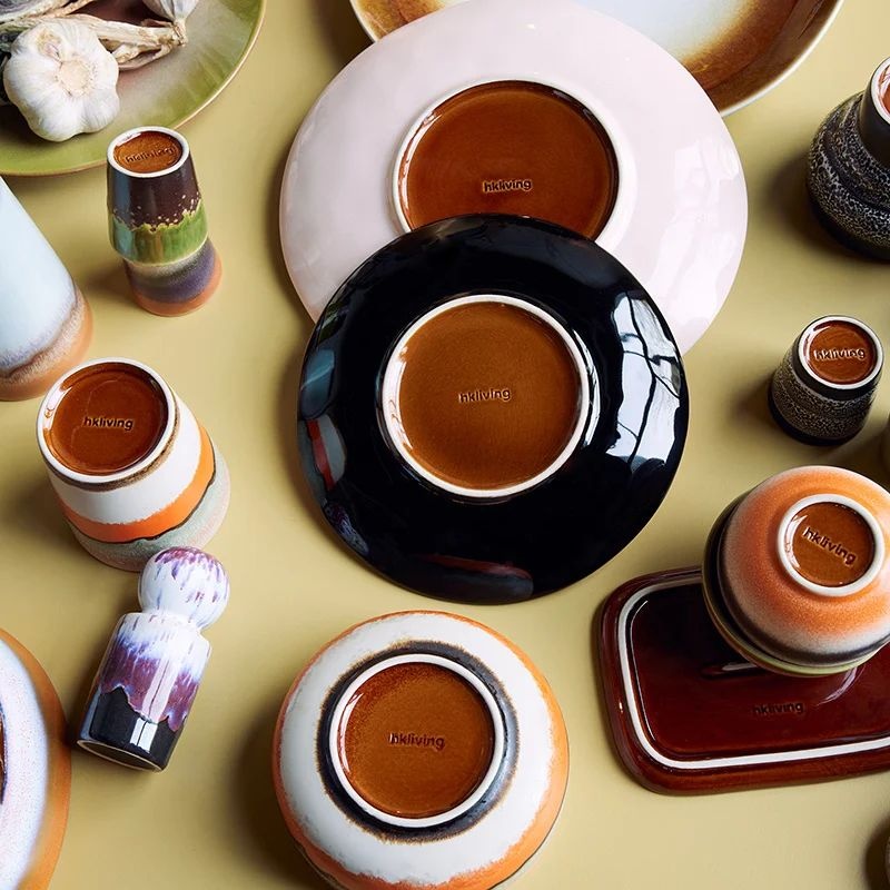 HKliving Dessert bord Ø17,5 (set van 2) - HKliving