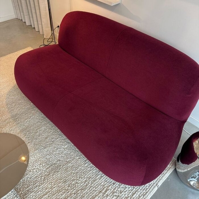 Ligne Roset Pukka Medium Canape 3 Seater - Gentle bordeaux (showroom) - Ligne Roset