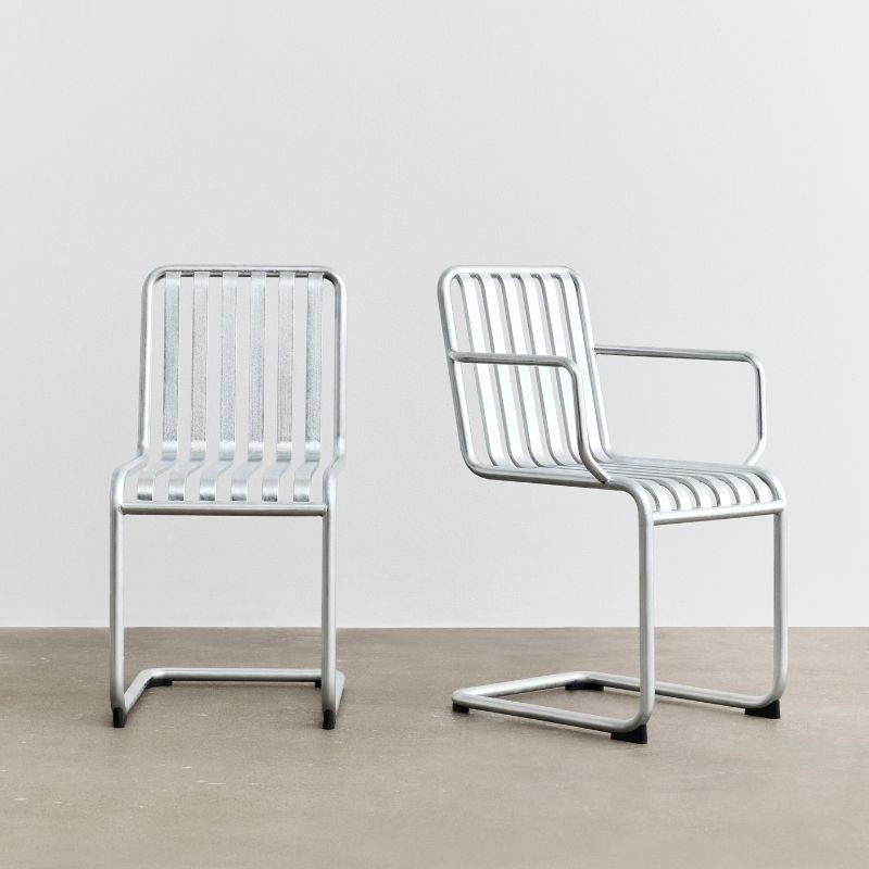 HAY Chaise Palissade à piètement traîneau avec accoudoirs -  HAY