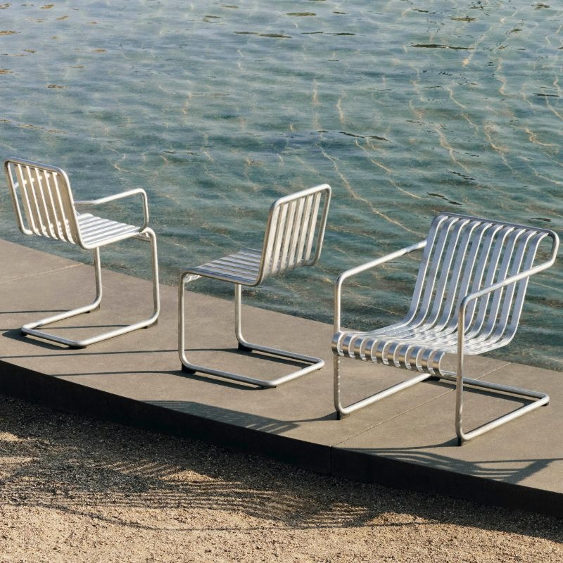 HAY Palissade cantilever lounge chair low - HAY