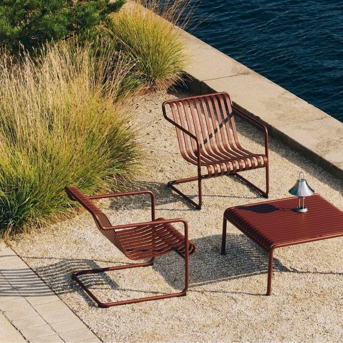HAY Fauteuil lounge Palissade à piètement traîneau - HAY