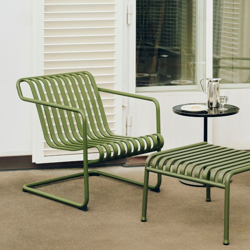 HAY Fauteuil lounge Palissade à piètement traîneau - HAY