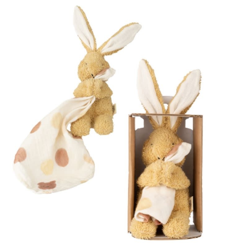 Wooly organic Doudou en mousseline avec peluche - Wooly organic