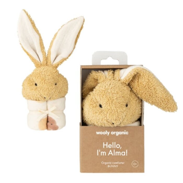 Wooly organic Mousseline deken met zachte knuffel - Wooly organic