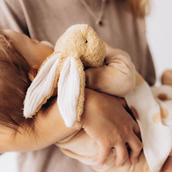 Wooly organic Mousseline deken met zachte knuffel - Wooly organic