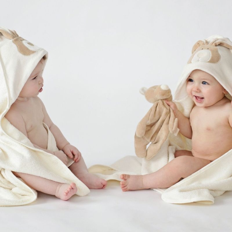 Wooly organic Baby badhanddoek - Wooly organic