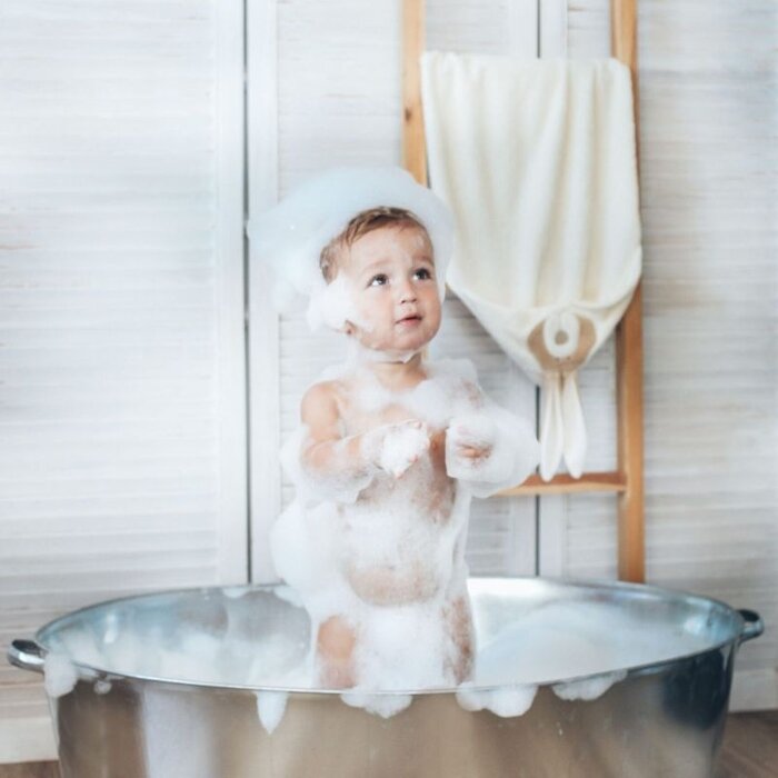 Wooly organic Baby badhanddoek - Wooly organic