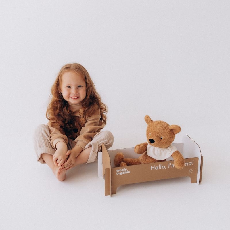 Wooly organic Peluche ourson - Yoga - Wooly organic