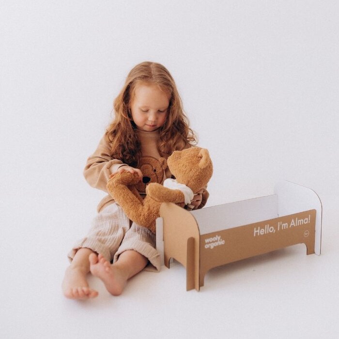 Wooly organic Peluche ourson - Yoga - Wooly organic