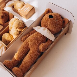 Wooly organic Knuffel teddy - Yoga