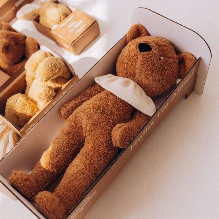 Wooly organic Peluche ourson - Yoga - Wooly organic