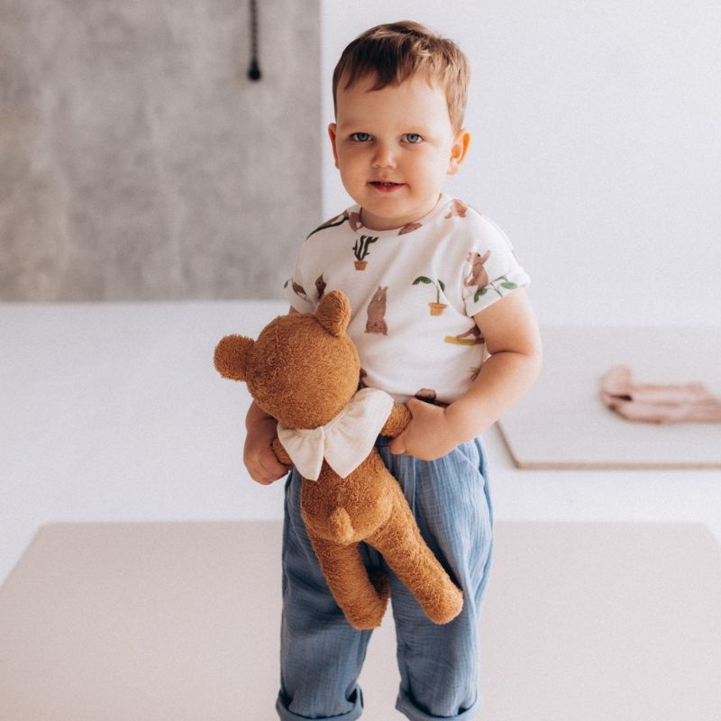 Wooly organic Knuffel teddy - Yoga - Wooly organic