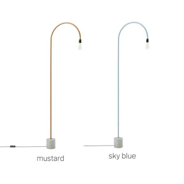 bultin bul055 vloerlamp h2100 - concrete grey base