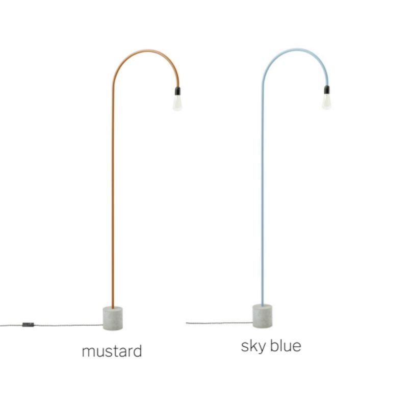 bultin bul055 vloerlamp h2100 - concrete grey base