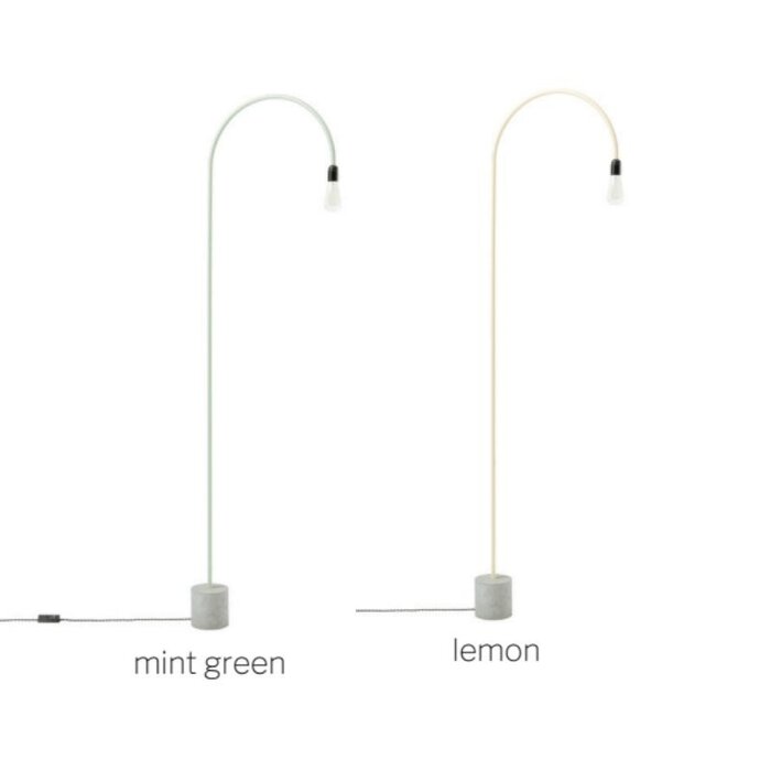 bultin bul055 vloerlamp h2100 - concrete grey base