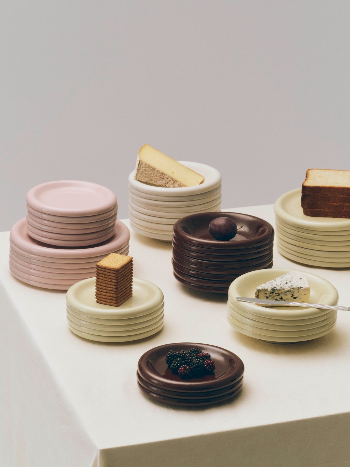 HAY Barro Assiette Ø24 cm (Set de 2) - HAY