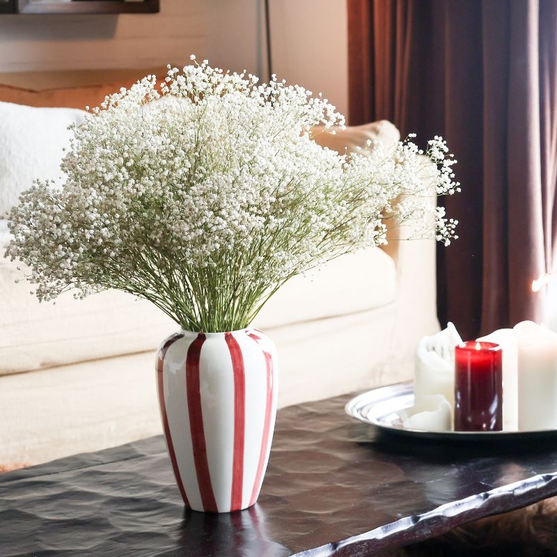 Val Pottery Funky Flower Vaas Medium - Ø6,5 x H17 cm - Val Pottery