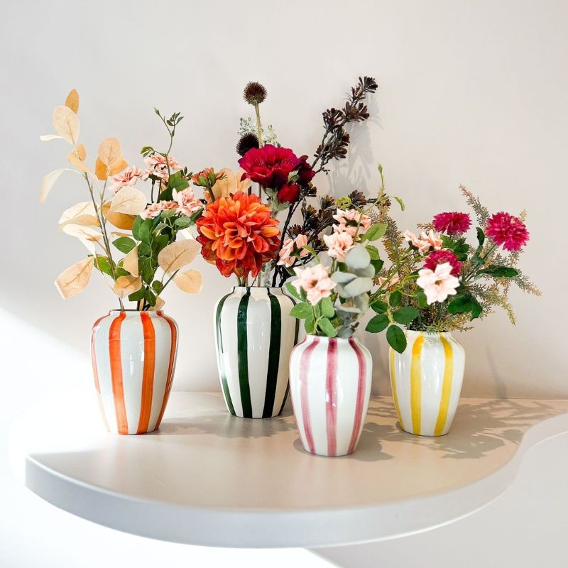 Val Pottery Funky Flower Vaas XX Large - Ø10 xH30 cm - Val Pottery