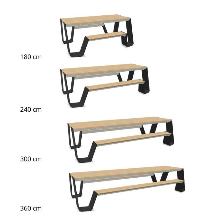 Extremis Hopper picknicktafel - Iroko - Extremis