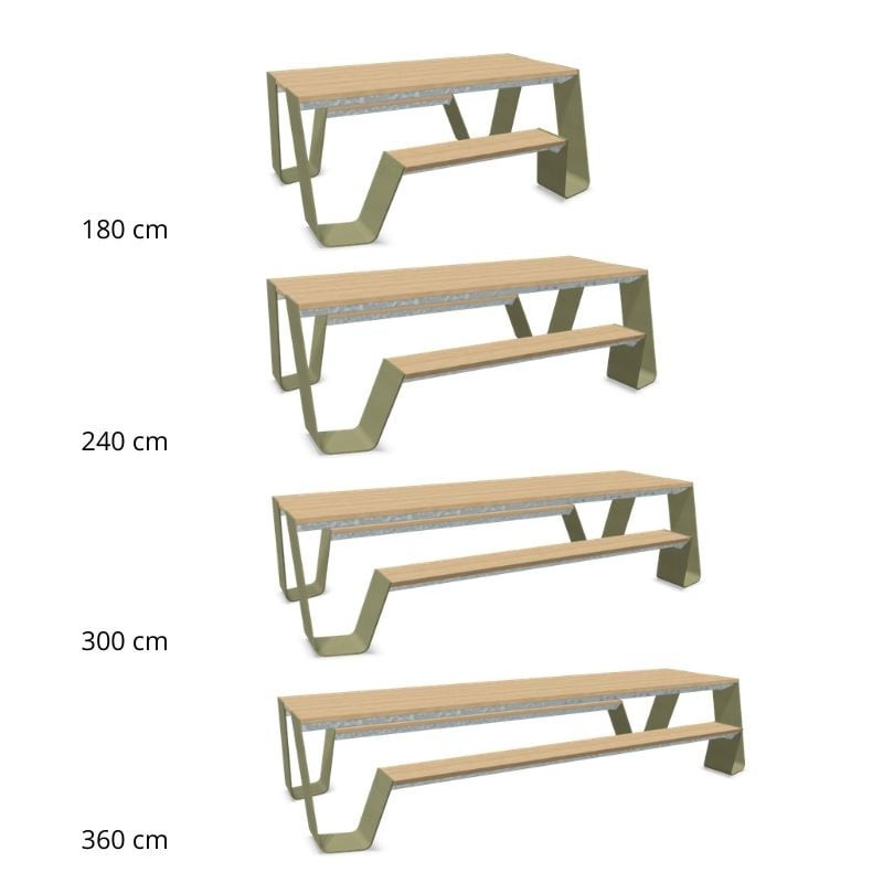 Extremis Hopper picnictafel - Iroko - Extremis