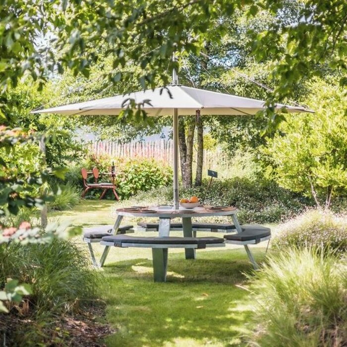 Extremis Pantagruel picnictafel met parasol - Hellwood - Extremis
