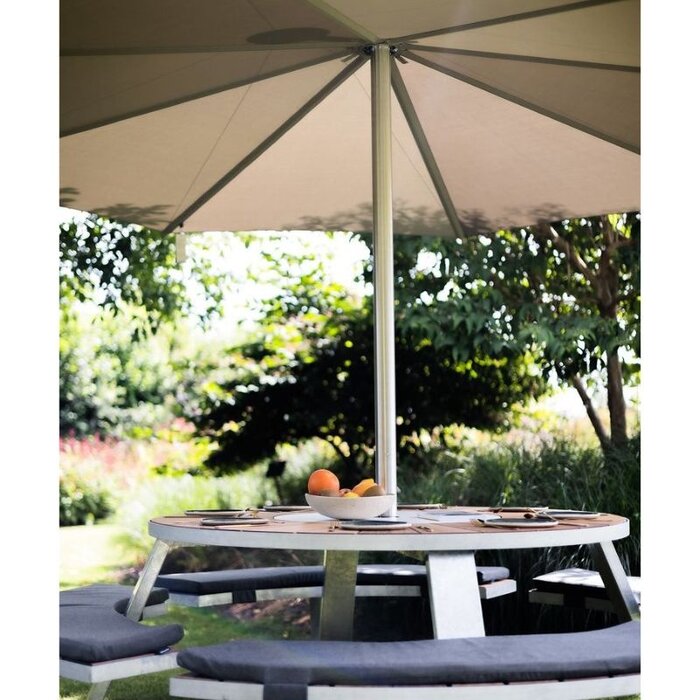Extremis Pantagruel picnictafel met parasol - Iroko - Extremis
