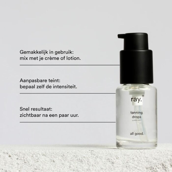 Ray Tanning drops 30 ml + GRATIS Tanning cream - Ray