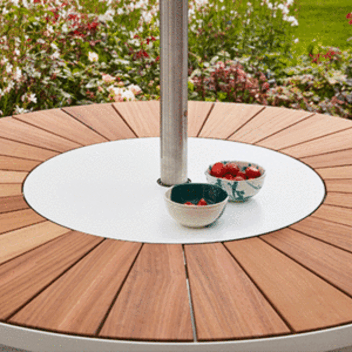 Extremis Pantagruel picknicktafel met parasol - Hellwood - Extremis