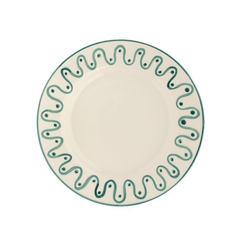 Anna + Nina Assiette Ø26,5 cm - Leaf Green - Anna+Nina