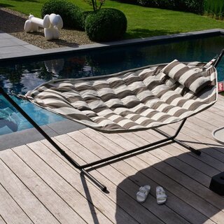 Fatboy Headdemock Superb (cadre noir) + coussin