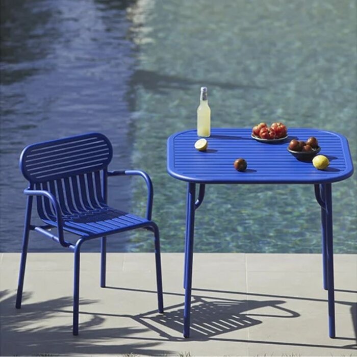 Petite Friture  Week-end garden chair with armrests - Petite Friture