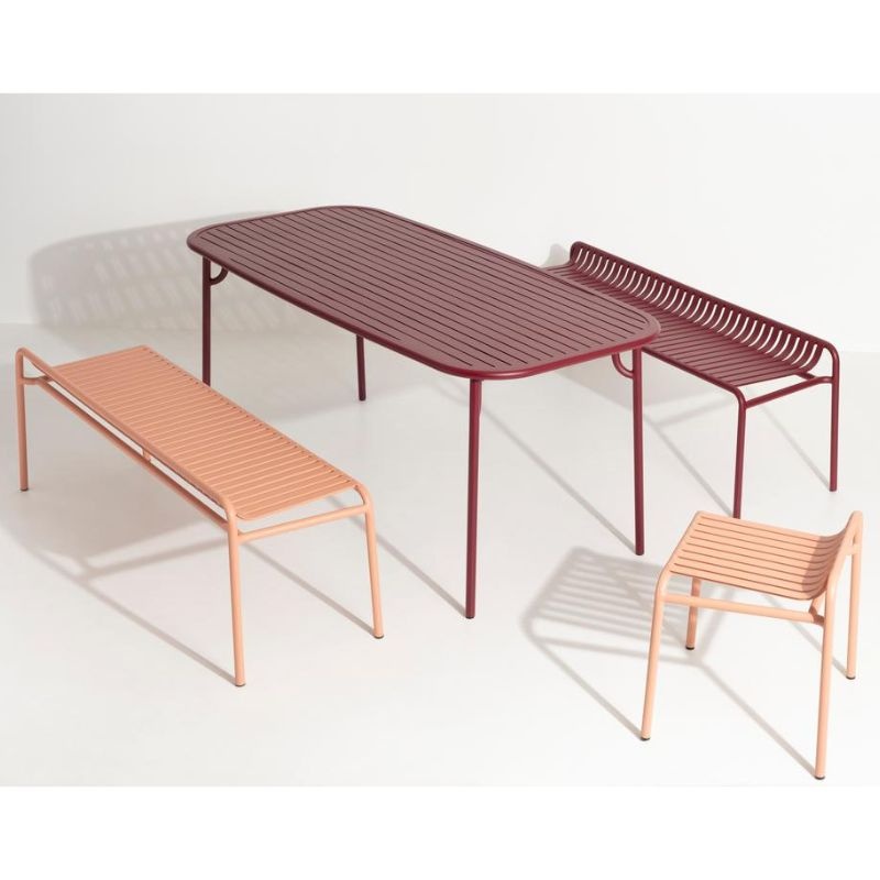 Petite Friture Week-end backless bench - Petite Friture