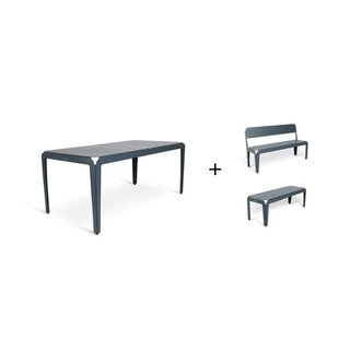 Weltevree Bended set (table de 180 cm + 2 bancs)